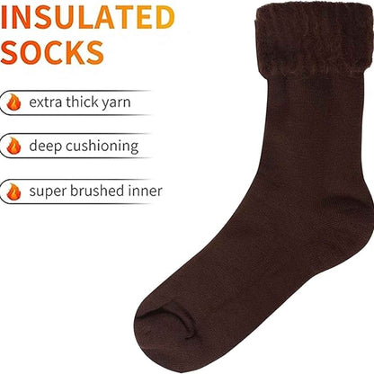 3 Pairs Mens Super Soft Fluffy Thermal Bed Socks Warm Cozy Stylish Designs UK Sizes 6-11 Perfect Gift by Sock Stack