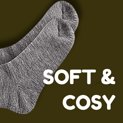 6 Pairs Men's Ultra Soft Thermal Fluffy Bed Socks Cozy Warm Insulated Lounging and Sleeping Socks in Stylish Designs for Winter Comfort UK Sizes 6-11 by Sock Stack