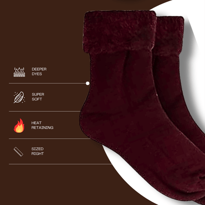 3 Pairs Mens Super Soft Fluffy Thermal Bed Socks Warm Cozy Stylish Designs UK Sizes 6-11 Perfect Gift by Sock Stack