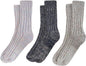 3 Pairs Womens Natural Thermal Alpaca Wool Socks Ultra Soft Warm Winter Boot Socks Non Slip Grippers Cute Nordic Designs Sizes UK 4-7 Daisy Dreamer