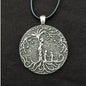 Viking tree of life necklace jewelry Mother and two children, gift for new mother mother's day gift