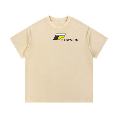 Mineral Wash Waffle Knit T-Shirt