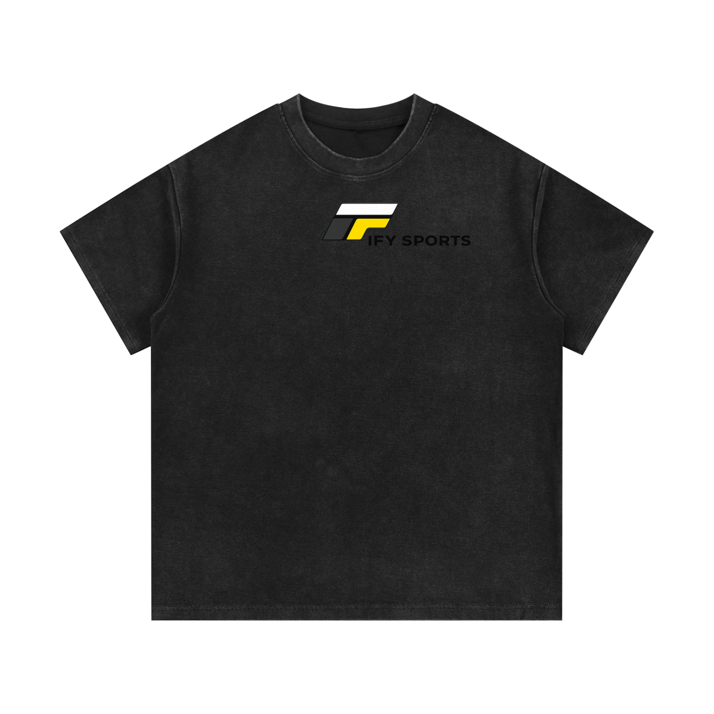 Mineral Wash Waffle Knit T-Shirt
