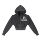 Cropped Fleece Hoodie - Vintage Washed Gym Hoodie | BRACE