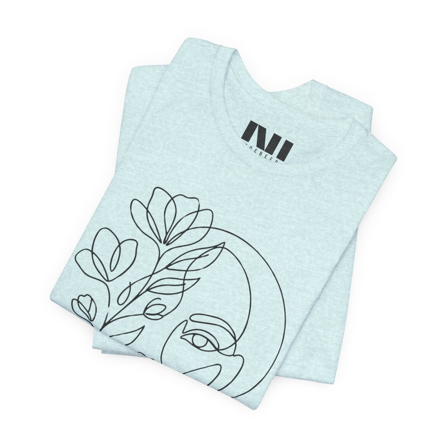 Floral Face T-Shirt