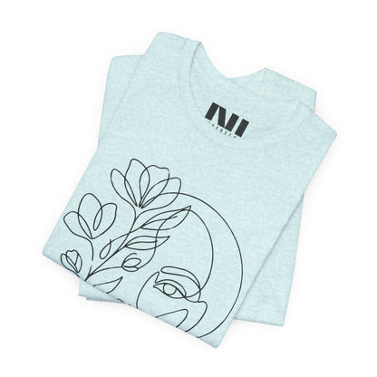 Floral Face T-Shirt