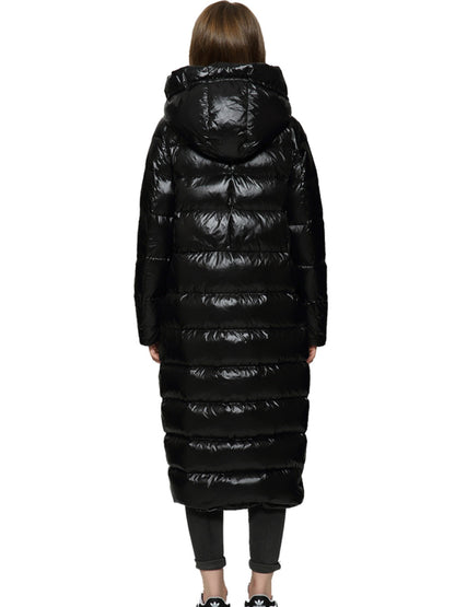 Cocoon-style White Duck Down Insulated Coat
