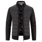 Men's Cardigan Sweater Stand Collar Sweater Coat