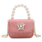 Women's Velvet Small Square  Chain Shoulder Messenger Bag