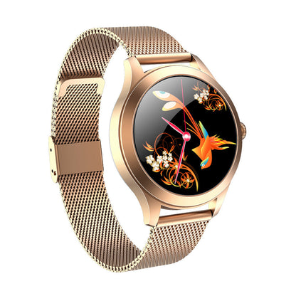 KW10 Pro Women's Smart Watch - Luxury Steel Fitness Tracker with Heart Rate Monitor