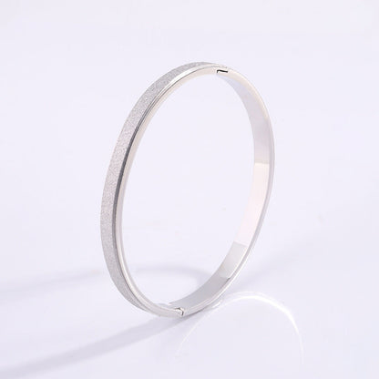 Titanium Steel Bracelet Starry Frosted Jewelry