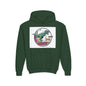 T-Rex Chase Dino Rumble Youth Hoodie | Dinosaur Graphic Sweatshirt