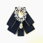 Rhinestone Crystal Ribbon Bow Tie