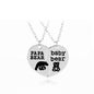 Mother's Day Gift Papa bear Baby bear Necklace