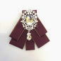 Rhinestone Crystal Ribbon Bow Tie