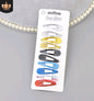 Children's water drop BB clip 5 cm solid color thick BB clip star love printing BB clip Liu seaside clip