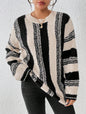 Women's Loose Fit Casual Long Sleeve Sweater