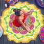 Bohemian Round Beach Towel & Yoga Mat - 150cm Tassel Mandala Throw Blanket
