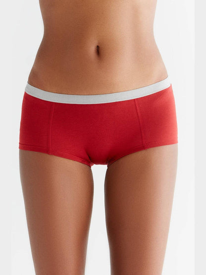 Organic Cotton Boyshorts with Elastic Waistband