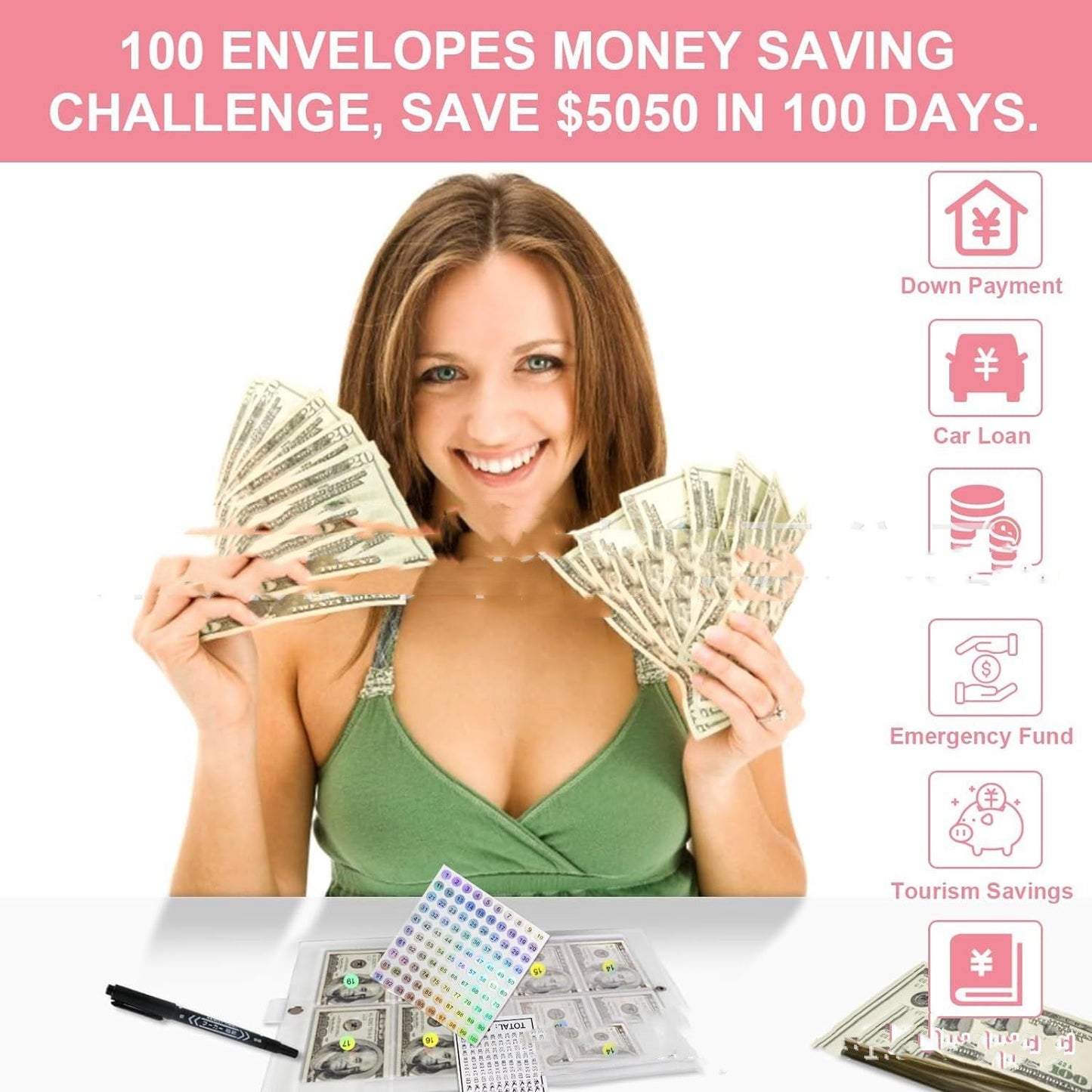 Active Clip Savings Challenge Shining