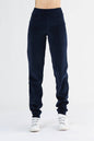 Organic Soft Fleece Cuffed Sweatpants: Womens