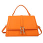 Simple Casual Handbag Height Textured Small Square Bag