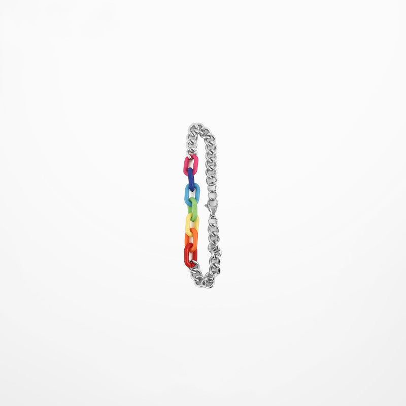Colorful Beaded Bracelet Smiley Dice Tide Brand Stitching Jewelry Boys' Day Gift