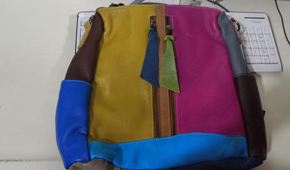 Women Backpack Cowhide Leather Backpacks Casual