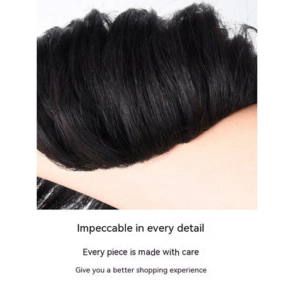 Men's Wig Big Back Head Aircraft Head Invisible Hair Supplementing Piece