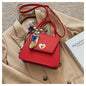 Diagonal trend fashion net celebrity same fashion PU shoulder handbag