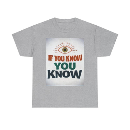 If You Know You Know Retro Eye Tee | Vintage Graphic T-Shirt