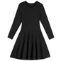 The New Early Spring Slim Slim Mid-length Temperament A-line Skirt Bottoming