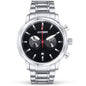 Amber Time Men's Quartz Chronograph Watch Stainless Steel Band 50m ATL160810-01BK