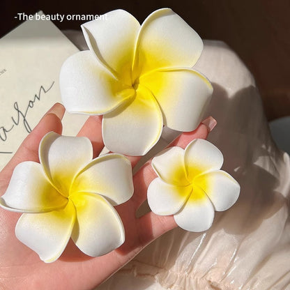 Princess On The Run Plumeria Rubra Hairpin Headdress