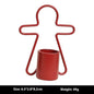 Gingerbread Man Small Candlestick Decoration Christmas Candlestick