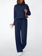 Women's Drawstring With Pockets Pure Color All-matching Casual Fashion Set
