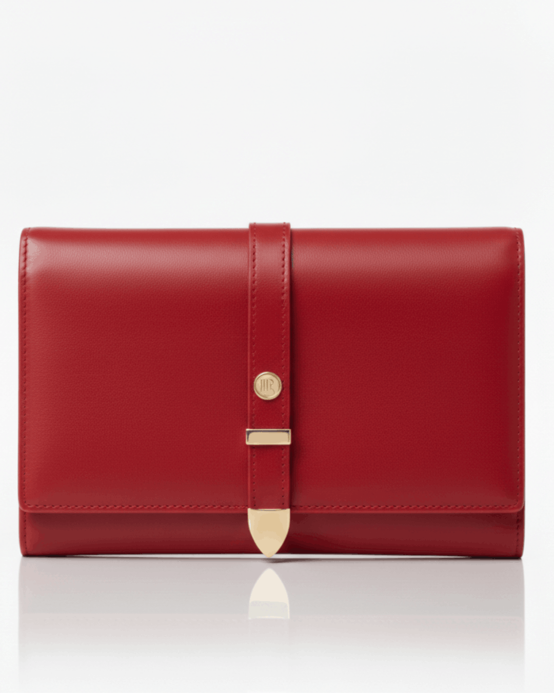 Aspen Red Plant-Based Leather Travel Wallet ( Available for Pre-order 9th May Delivery)