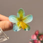 High Sense Plumeria Rubra Seaside Holiday Barrettes