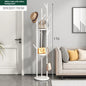 Luxury Marble & Metal Wall Shelf - Modern Floating Storage Organizer for Living Room & Bedroom