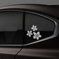 Cartoon Shiny African Woman Automobile Sticker