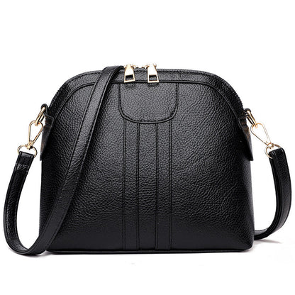 Fashion Shell Soft Leather Crossbody Small Bag