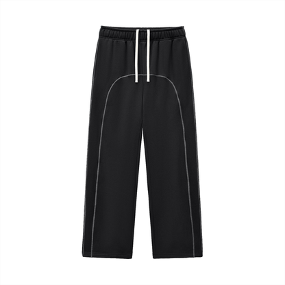 Contrast-Stitched Fleece Sweatpants - Premium Gym Joggers | BRACE