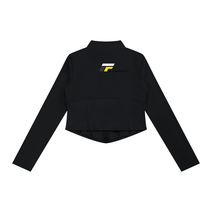 Women's Slim Fit Full-Zip Yoga Jacket