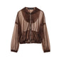 Spring New Women's Casual Loose Design Long-sleeved Jacket Coat