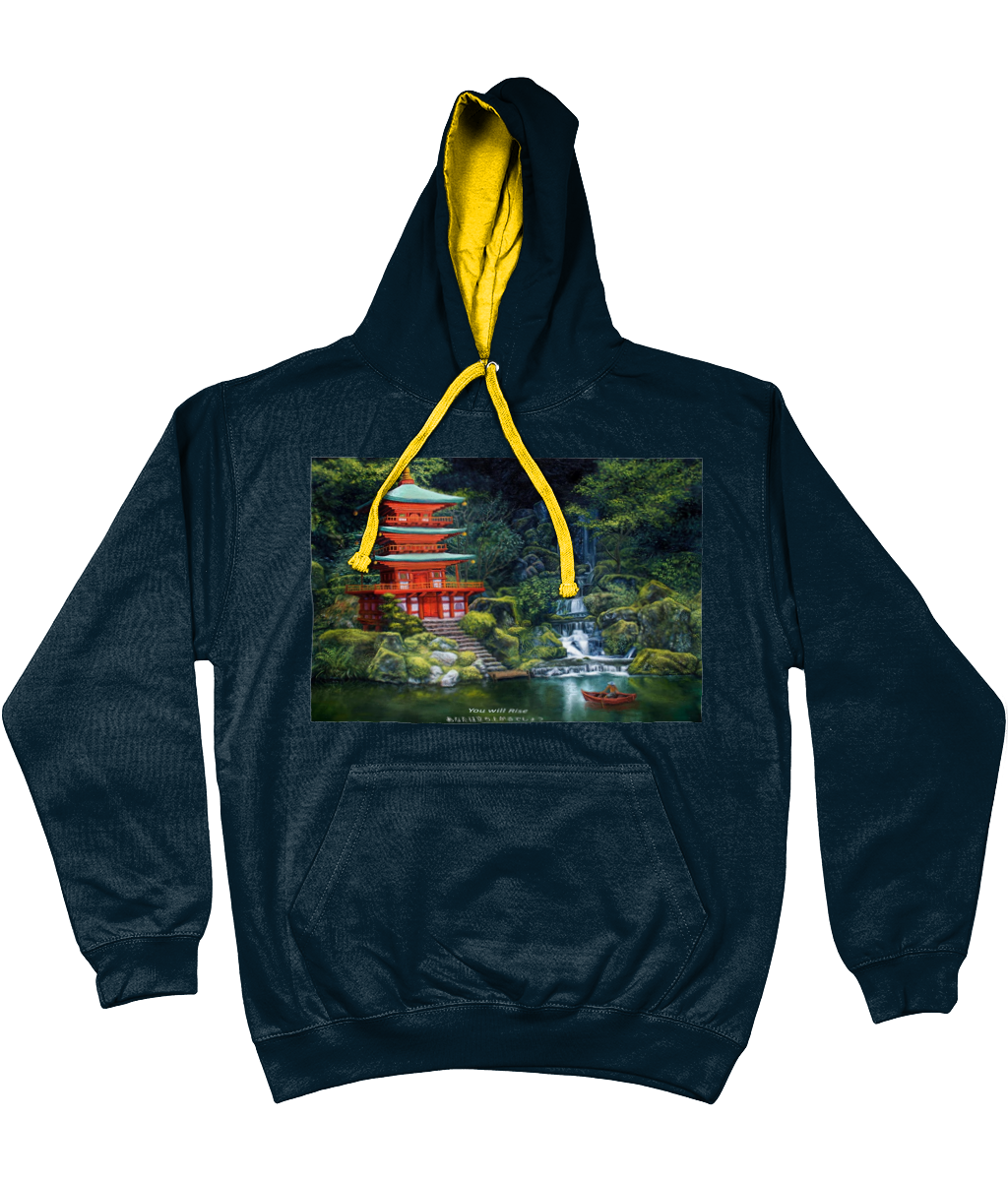 ASLAN Hoodie two tone-Grey Various Colours and Sizes