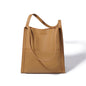 Sentong Qin Bucket First Layer Cowhide Tote Women's Large Capacity Shoulder Bag