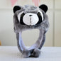 Cartoon Animal Plush Earflap Hat