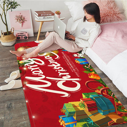 Flannel Printed Living Room Carpet