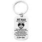 Stainless Steel Key Ring Valentine's Day Anniversary Birthday Wedding Thanksgiving Gift