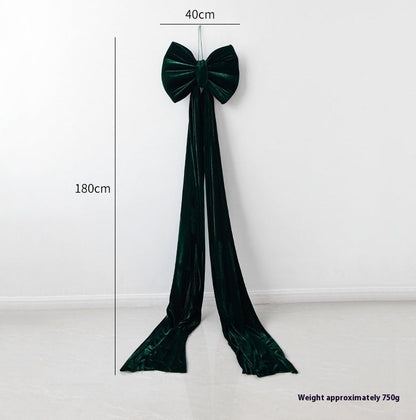 Christmas Decoration Velvet Large Bow Decoration